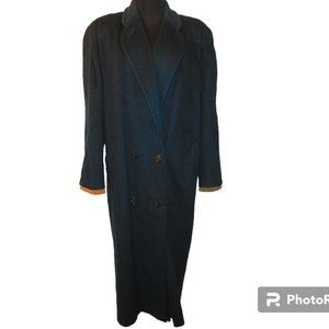 Billi By Billicoat Ful Length 100% Pure Wool Coat Made In USA Winter Snow